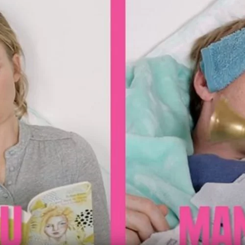 Ένα χιουμοριστικό βίντεο αποκαλύπτει πόσο διαφορετικά αντιμετωπίζουν γυναίκες και άντρες ένα κρυολόγημα!