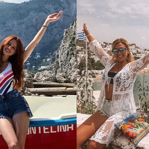 Τι να φορέσεις στην παραλία παίρνοντας ιδέες από τις διάσημες Ελληνίδες