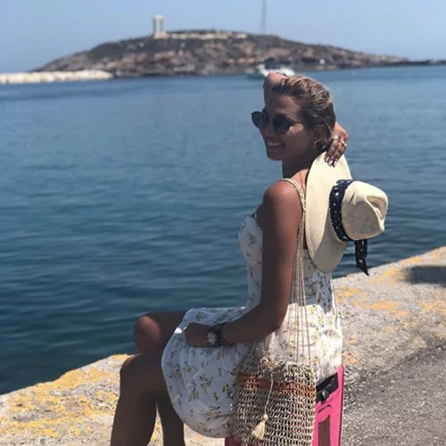 Κωνσταντίνα Σπυροπούλου | Το μικροσκοπικό της μαύρο μπικίνι "έριξε" το instagram