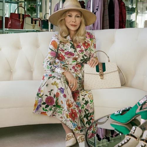Η Faye Dunaway πρωταγωνιστεί στη νέα καμπάνια του οίκου Gucci