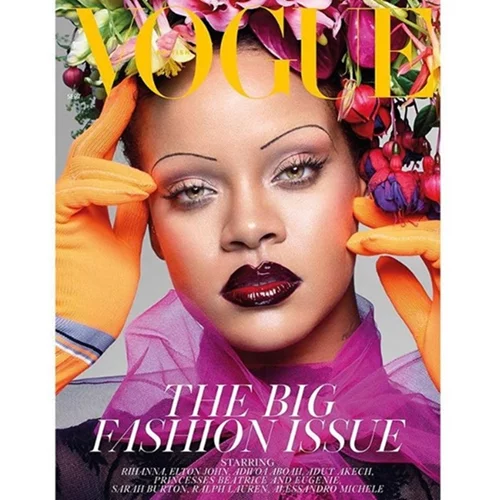 Rihanna | Άκρως εντυπωσιακή και με τα πιο λεπτά φρύδια ever στην φωτογράφηση της Vogue