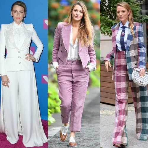 Blake Lively | Οι 10 εντυπωσιακές εμφανίσεις της με κοστούμι!