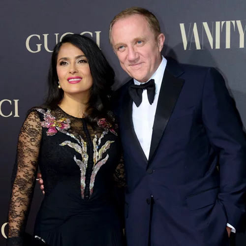 Salma Hayek | Η κομψή εμφάνιση μαζί με τον σύζυγό της