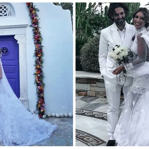 Αθηνά Οικονομάκου | Οι λεπτομέρειες της διακόσμησης του Μυκονιάτικου γάμου της