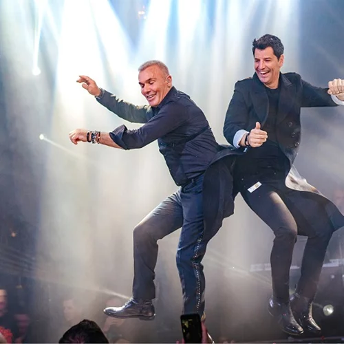 Σάκης Ρουβάς - Στέλιος Ρόκκος | Οι λαμπερές παρουσίες στην πρεμιέρα τους