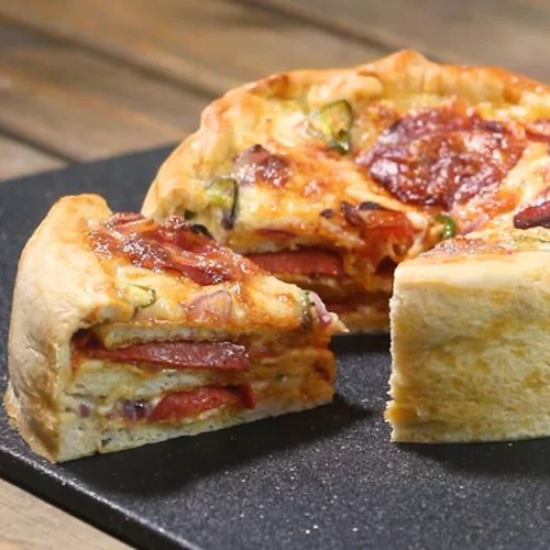 Πώς θα φτιάξεις εύκολα και γρήγορα cake πίτσας!