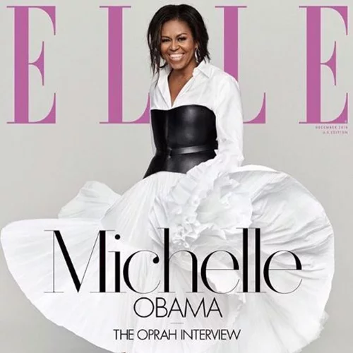 Η Michelle Obama φωτογραφίζεται για το Elle με δερμάτινο κορσέ Dior 2.400 δολαρίων
