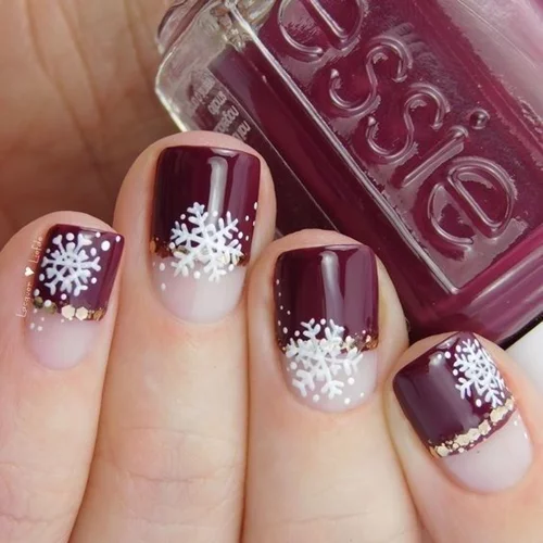 Χριστουγεννιάτικα σχέδια για νύχια: 30+1 τέλειες ιδέες!