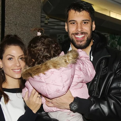 Γιώργος Πρίντεζης | Σπάνια έξοδος με την κόρη και τη σύζυγό του