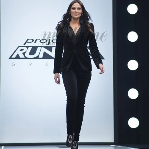 Project Runway | Η Υβόννη Μπόσνιακ στην πρώτη της τηλεοπτική εμφάνιση μετά τον γάμο