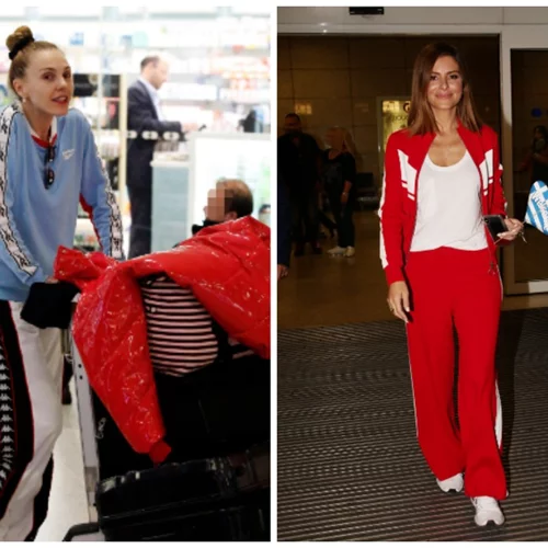 7 + 1 ιδανικά outfits για το αεροδρόμιο από τις Ελληνίδες celebrities