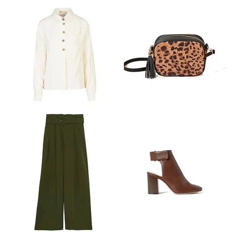 Πώς να φορέσω το φαρδύ παντελόνι; Ένα look για εμφανίσεις από το πρωί μέχρι το βράδυ