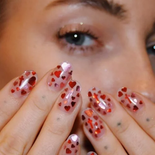 Σχέδια νυχιών για του Αγίου Βαλεντίνου!