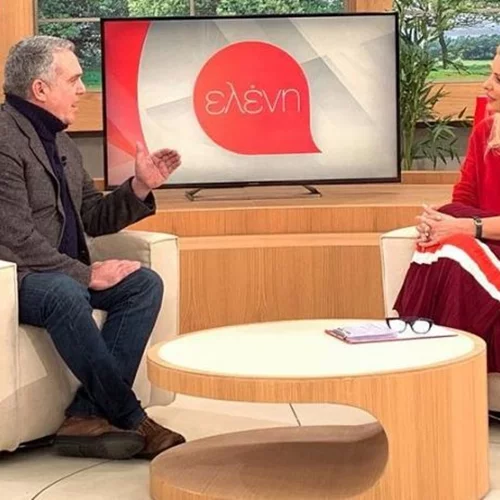 Ελένη Μενεγάκη | Η τηλεοπτική συνάντηση με τον Χρήστο Ζαμπούνη