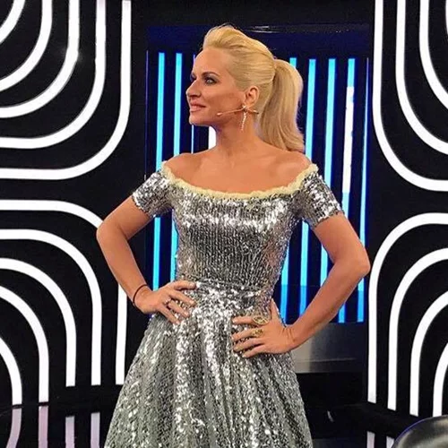 Μαρία Μπεκατώρου | Το sparkly look της στο έκτο επεισόδιο του YFSF