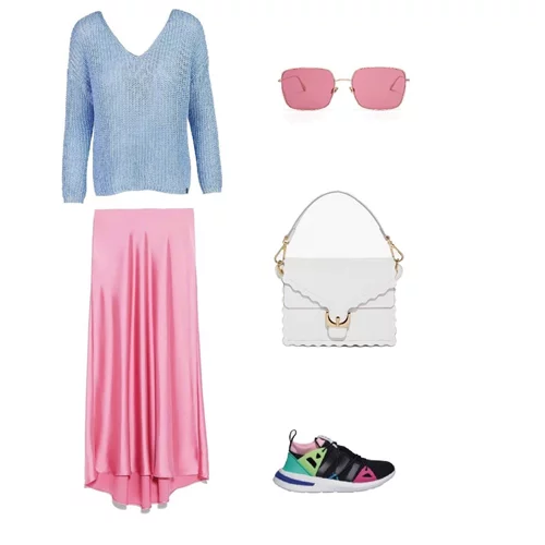 Πώς να φορέσω τη σατέν φούστα;