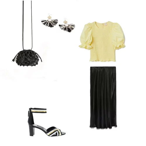 Πώς να φορέσω τη σατέν φούστα;