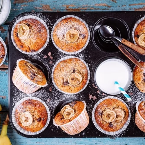 Muffins φρούτων χωρίς ζάχαρη