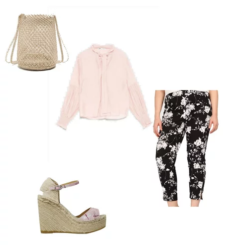 Πώς να φορέσω το φλοράλ παντελόνι;