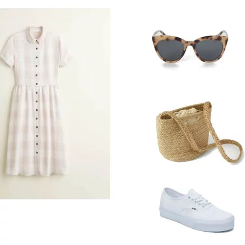 Πώς να φορέσω φόρεμα με sneakers;