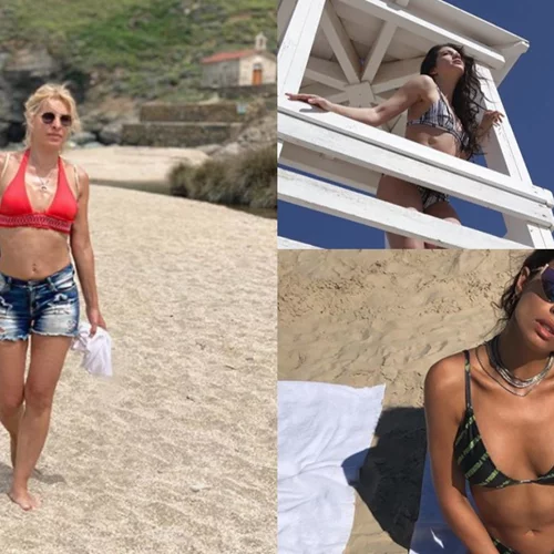 Οι Ελληνίδες βγήκαν στις παραλίες | Ποιες γνωστές κυρίες φόρεσαν τα μαγιό τους το σαββατοκύριακο