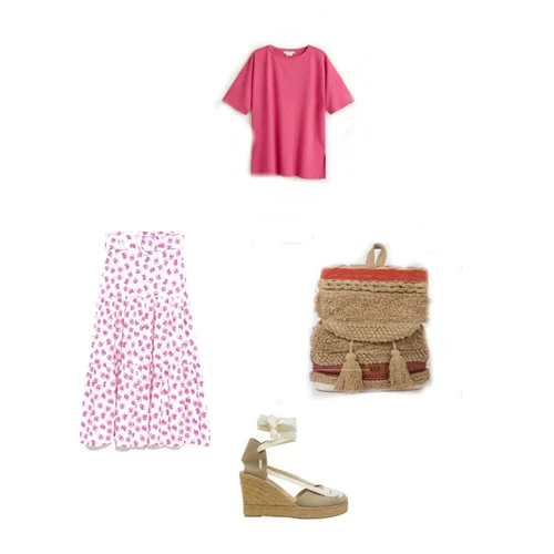 Πώς να φορέσω τη μίντι φούστα με λουλούδια