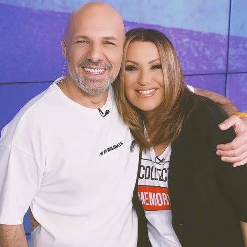 Ναταλία Γερμανού | Η απολαυστική τηλεοπτική συνάντηση με τον Νίκο Μουτσινά