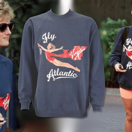 Tο αγαπημένο sweatshirt της Πριγκίπισσας Diana βγαίνει σε δημοπρασία και κρύβει ένα μήνυμα