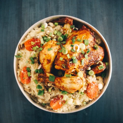 Συνταγή για κοτόπουλο με ρύζι και φέτα