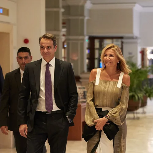 Mαρέβα Γκραμπόφσκι - Μητσοτάκη | Με τις πρώτες κυρίες της Κύπρου και του Ισραήλ - Το γεύμα που παρέθεσε