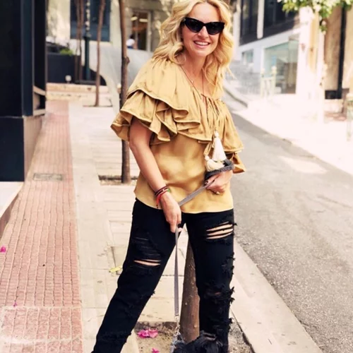 Μαρία Μπεκατώρου | Το μαγικό καλοκαίρι στη Σύρο με τον σύζυγό της