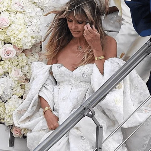 H Heidi Klum φόρεσε το πιο ονειρεμένο νυφικό στο γάμο της στο Capri