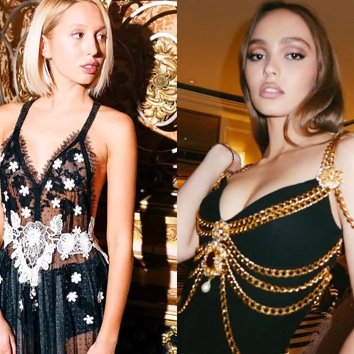 Σαν...δυο σταγόνες νερό | Η Μαρία Ολυμπία και η Lily Rose Depp θα μπορούσαν να είναι δίδυμες αδερφές