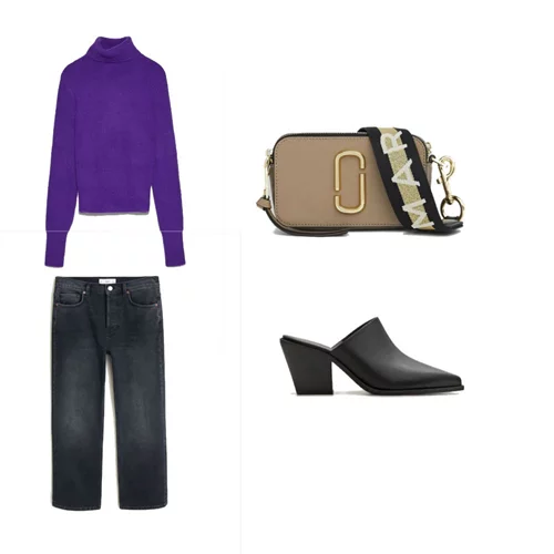 Πώς να φορέσω το μοβ χρώμα στις casual εμφανίσεις μου