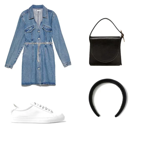 Πώς να φορέσω το denim φόρεμα ;