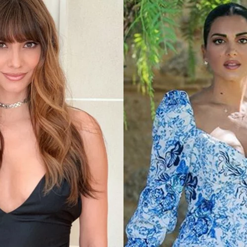 Ηλιάνα Παπαγεωργίου και Σταματίνα Τσιμτσιλή με το ίδιο (τυχερό) φόρεμα