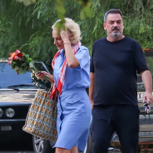 Έλενα Χριστοπούλου | Χαλαρή βόλτα με τον αγαπημένο της, Αποστόλη Κώτση