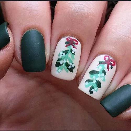 10 εύκολα γιορτινά μανικιούρ που θα σε βάλουν κατευθείαν σε χριστουγεννιάτικο mood