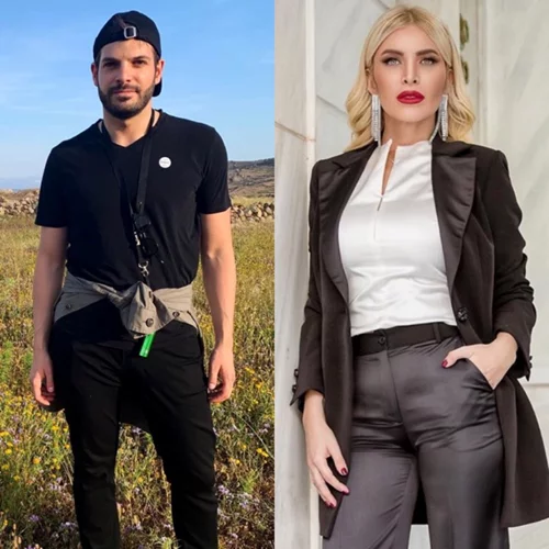 Κατερίνα Καινούργιου - Φίλιππος Τσαγκρίδης Παναγόπουλος | Μαζί στο pre-nameday party της παρουσιάστριας (pics)