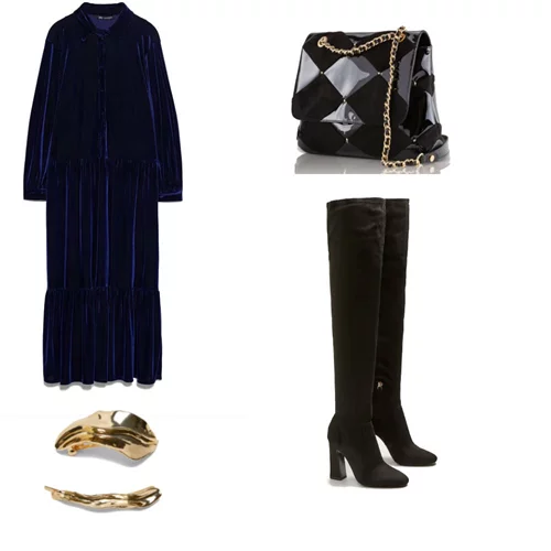 Πώς να φορέσω τις μαύρες μπότες στη βραδινή μου έξοδο;