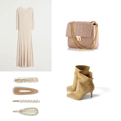 Πώς να φορέσω το πλεκτό φόρεμα το βράδυ;