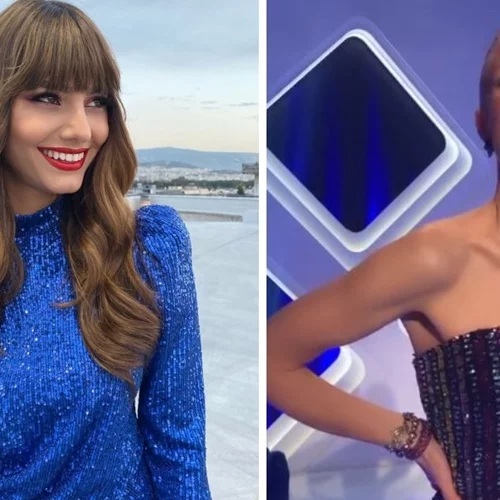 Βίκυ Καγιά-Ηλιάνα Παπαγεωργίου | Τα beauty looks τους στον τελικό του GNTM είχαν κάτι από χριστουγεννιάτικο ρεβεγιόν