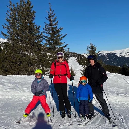 Μαριέττα Χρουσαλά - Λέων Πατίτσας | Στις Γαλλικές Άλπεις για την υποδοχή του νέου έτους