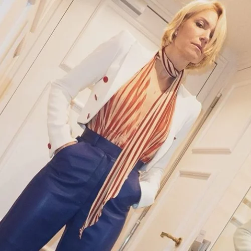 Η Βίκυ Καγιά δε θα μπορούσε να λείπει από το τελευταίο show του Gaultier | Να τι φόρεσε για να τον τιμήσει