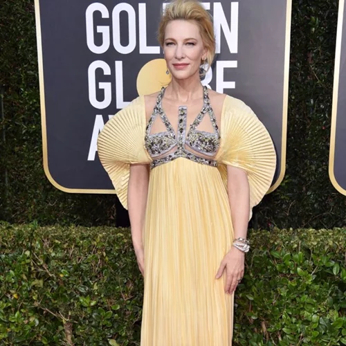 Cate Blanchett | Με δημιουργία Mary Katrantzou στις Χρυσές Σφαίρες 2020