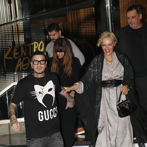 Ηλιάνα Παπαγεωργίου-Snik | Βραδινή έξοδος με την Έλενα Χριστοπούλου και τον Αποστόλη Κώτση