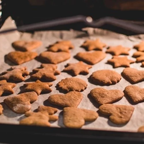 Μαλακά μπισκότα με τζίντζερ χωρίς ζάχαρη