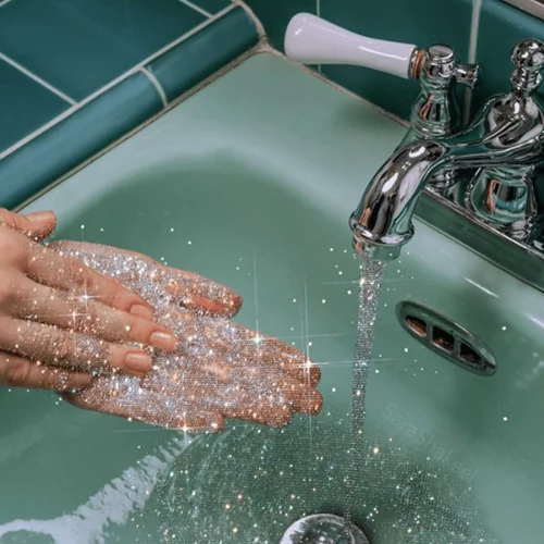 Η καλλιτέχνις Shara Shakheel υπενθυμίζει με ξεχωριστό τρόπο το πλύσιμο των χεριών