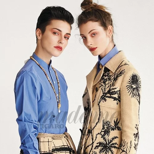 Άννα-Μαρία Ηλιάδου & Κάτια Ταραμπάνκο στη Madame Figaro Απριλίου