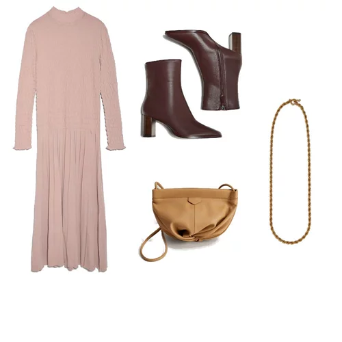 Πώς να συνδυάσω το πλεκτό φόρεμα;